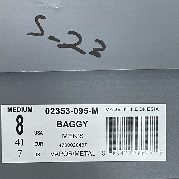 Palladium Men’s ‘Baggy’ sneaker Boots - Vapor/Metal - M8/W9.5 - Picture 8 of 16